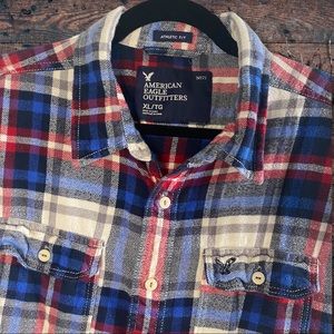 American Eagle Sleeveless Flannel